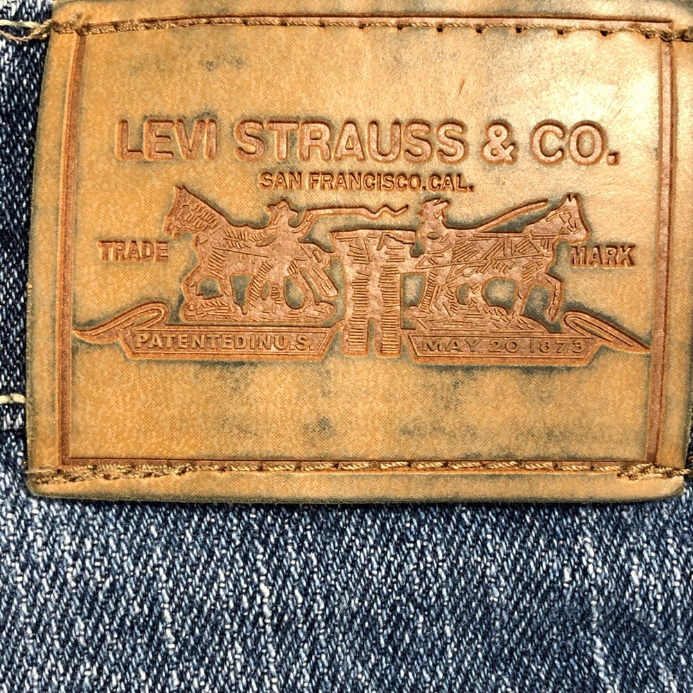 Levi's 517 Stretch Flare Jeans Girls Size 10 Blue Denim Pink Floral Waistband